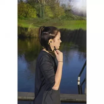 Hama Freedom Athletics II Belaidė ausinė su kabliuku, sportinė, į ausį, Bluetooth, juoda/geltona