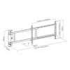 Elektrinis TV sieninis laikiklis TECHLY 368697, 32–75 col., 50 kg