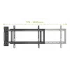 Elektrinis TV sieninis laikiklis TECHLY 368697, 32–75 col., 50 kg