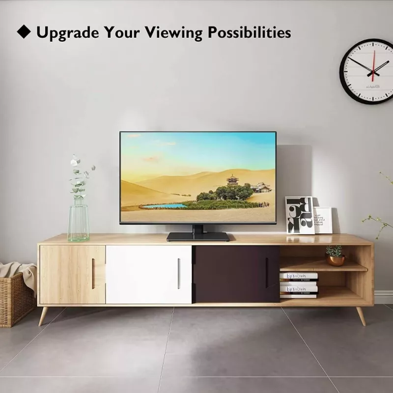 Monitoriaus stovas Techly ICA-LCD 323S, laisvai pastatomas, 109.2 cm (43 inch), juodas