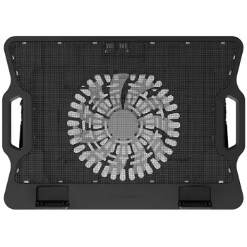 Aušinimo padėklas nešiojamam kompiuteriui NATEC DIPPER 2, iki 17,3 colio (43,9 cm), 1 ventiliatorius 18 cm, 650 RPM, USB, juodas