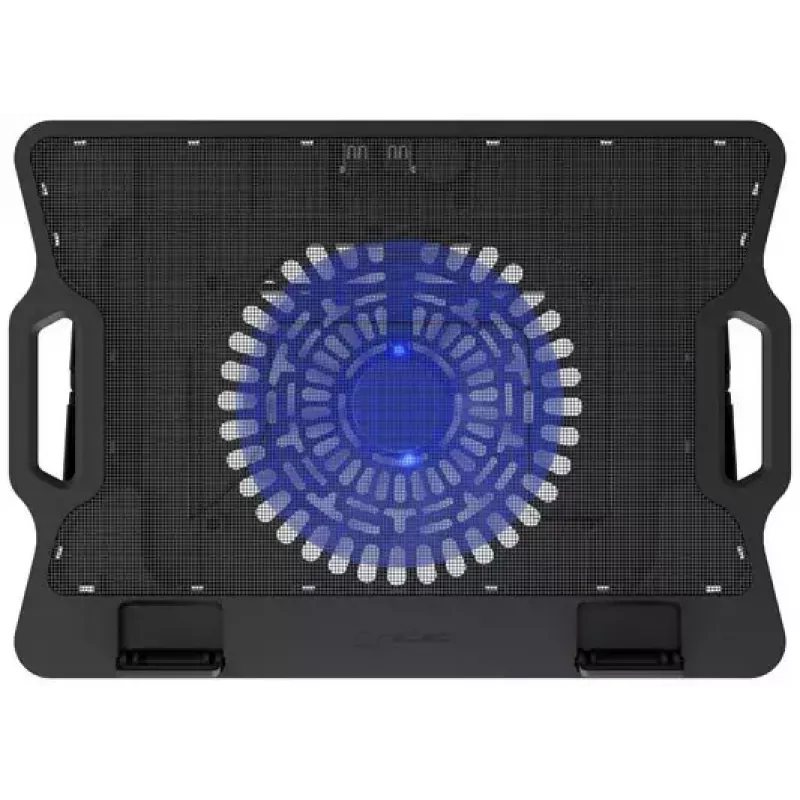 Aušinimo padėklas nešiojamam kompiuteriui NATEC DIPPER 2, iki 17,3 colio (43,9 cm), 1 ventiliatorius 18 cm, 650 RPM, USB, juodas