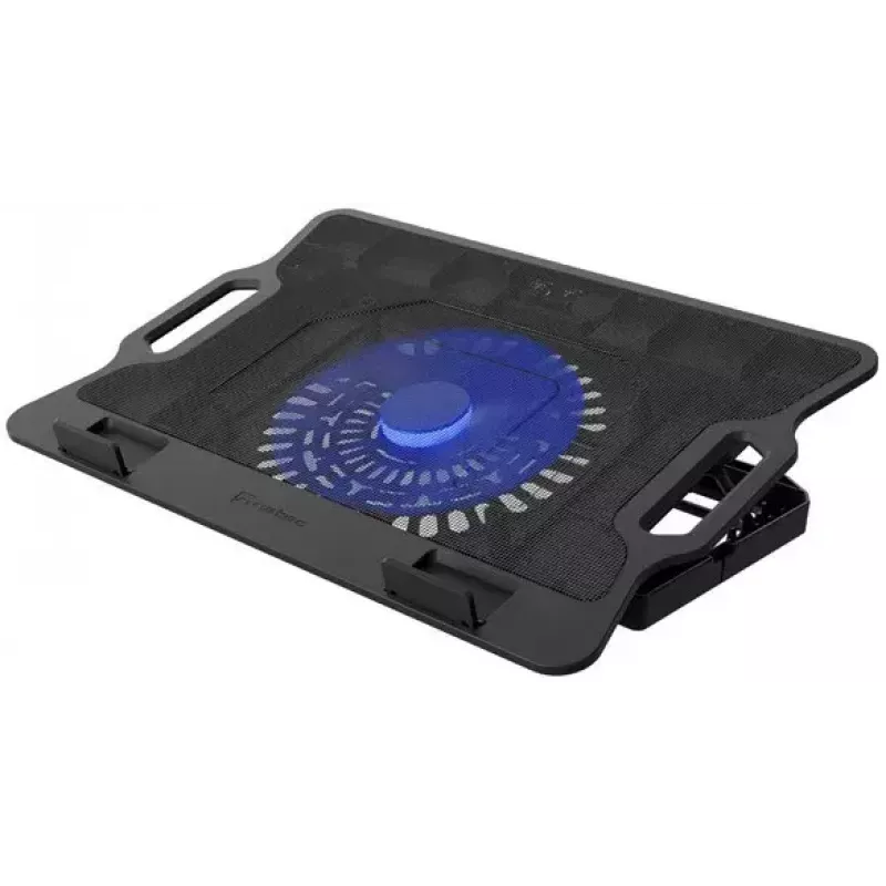 Aušinimo padėklas nešiojamam kompiuteriui NATEC DIPPER 2, iki 17,3 colio (43,9 cm), 1 ventiliatorius 18 cm, 650 RPM, USB, juodas