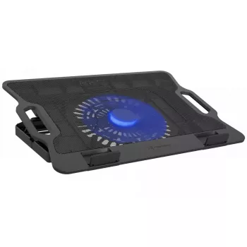 Aušinimo padėklas nešiojamam kompiuteriui NATEC DIPPER 2, iki 17,3 colio (43,9 cm), 1 ventiliatorius 18 cm, 650 RPM, USB, juodas