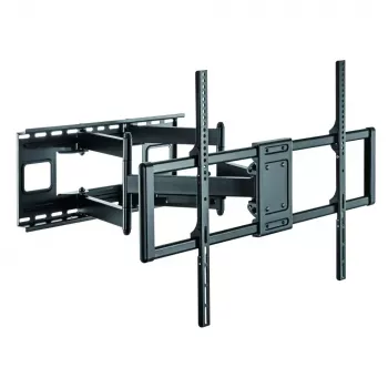 Techly plonas sieninis laikiklis 60-120 colių LCD LED televizoriui, juodas, maksimali apkrova 120 kg