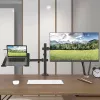Techly ICA-LCD 174NB monitorių stovas 81,3 cm (32 inch) stalas Juoda
