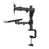 Techly ICA-LCD 174NB monitorių stovas 81,3 cm (32 inch) stalas Juoda