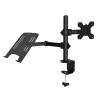 Techly ICA-LCD 174NB monitorių stovas 81,3 cm (32 inch) stalas Juoda