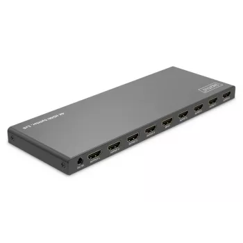 DIGITUS HDMI skirstytuvas 1x8, 4K/60Hz, HDCP 2.3, EDID valdymas