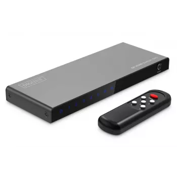 DIGITUS 5x1 HDMI jungiklis, 8K/60Hz (4:4:4), HDR, HDCP 2.3