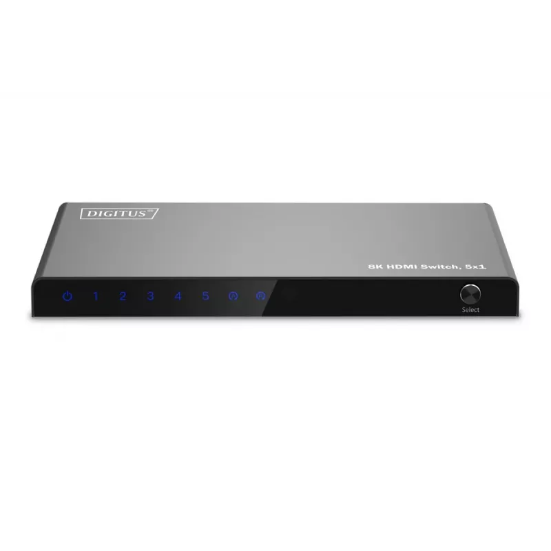 DIGITUS 5x1 HDMI jungiklis, 8K/60Hz (4:4:4), HDR, HDCP 2.3