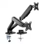 Techly ICA-LCD 462B monitorio laikiklis / stovas 81,3 cm (32 col.) stalas Juoda