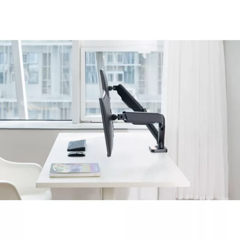Techly ICA-LCD 462B monitorio laikiklis / stovas 81,3 cm (32 col.) stalas Juoda