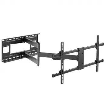 TV laikiklis Techly ICA-PLB 490, ištraukiamas, iki 80 colių, juodas