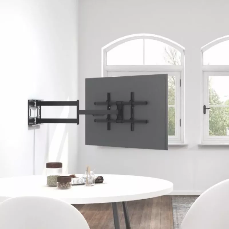 TV laikiklis Techly ICA-PLB 490, ištraukiamas, iki 80 colių, juodas