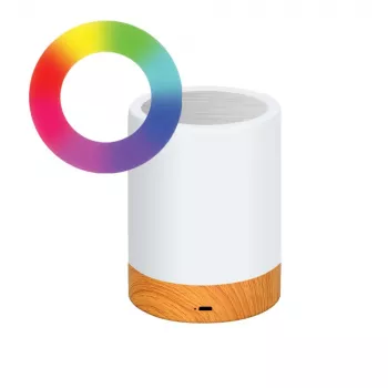 Stalinė lempa Techly I-LED TOUCH 1,6 W balta LED lietimo valdymas