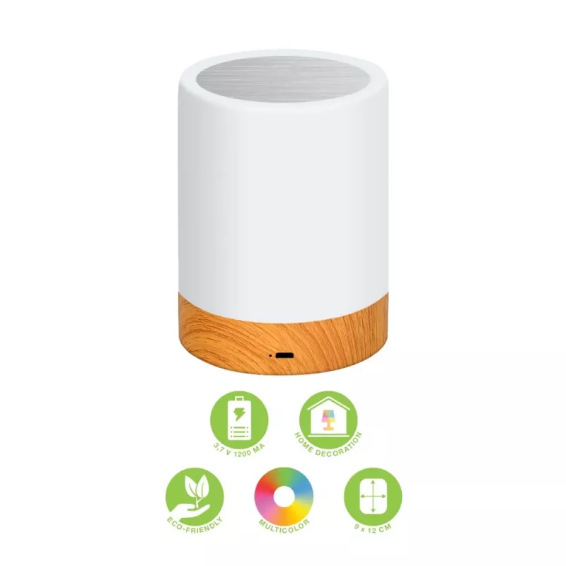 Stalinė lempa Techly I-LED TOUCH 1,6 W balta LED lietimo valdymas