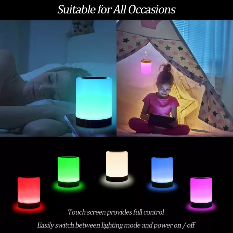 Stalinė lempa Techly I-LED TOUCH 1,6 W balta LED lietimo valdymas
