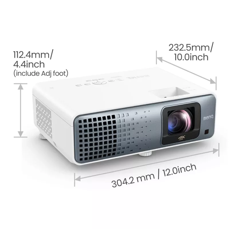 Trumpo atstumo projektorius BenQ TK710STi 3200 ANSI liumenų DLP UHD 4K (3840x2160) 3D juodas, baltas