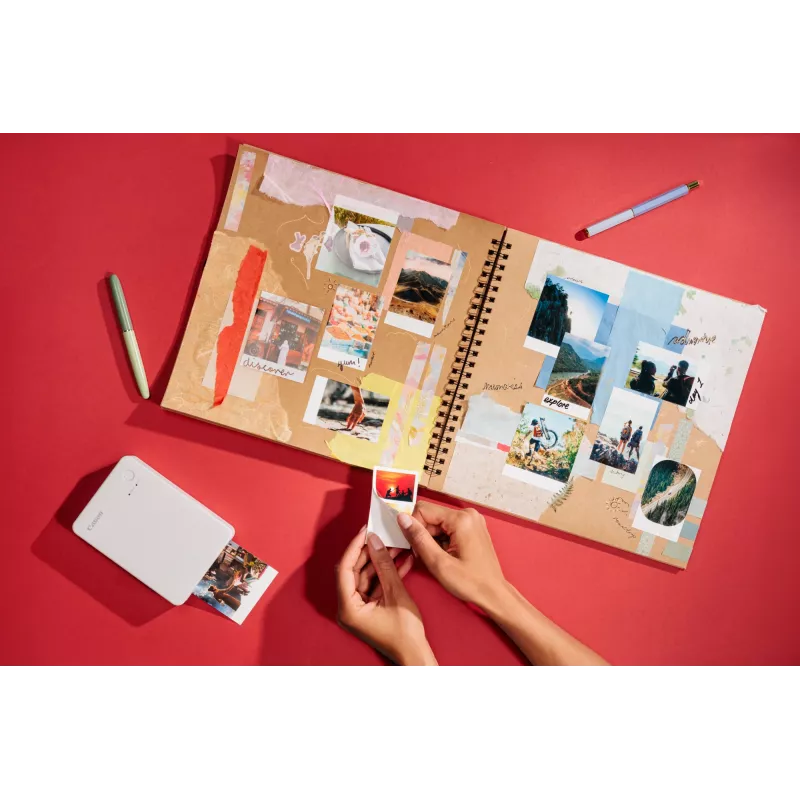 Canon SELPHY QX20 BK nešiojamasis nuotraukų spausdintuvas (dažų sublimacija, 287 x 287 DPI, 7,2x8,5 cm, Wi-Fi)