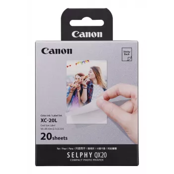 Canon XC-20L dažų sublimacinis popierius, 5,4x8,5 cm, 20 lapų