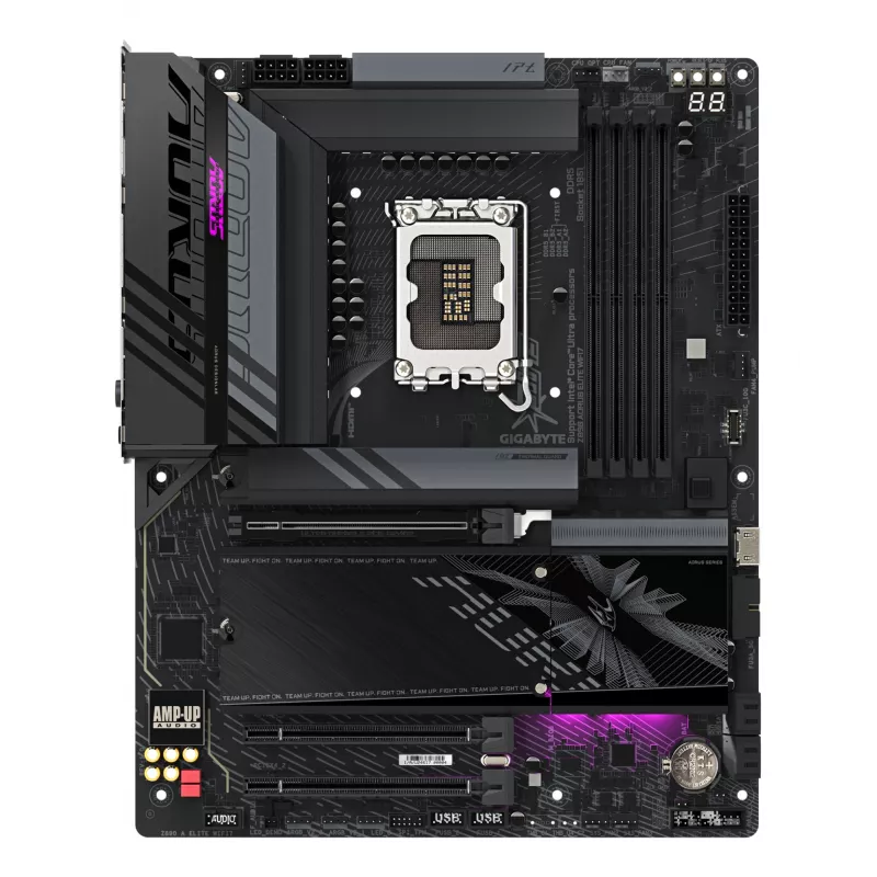 Motininė plokštė GIGABYTE Z890 AORUS ELITE WIFI7, Intel Z890 mikroschemų rinkinys, LGA 1851, ATX, DDR5, 4x DIMM, 4x M.2, Wi-Fi 7, 2.5Gb LAN