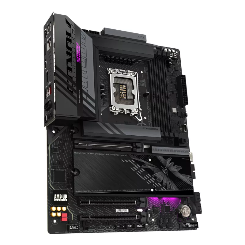 Motininė plokštė GIGABYTE Z890 AORUS ELITE WIFI7, Intel Z890 mikroschemų rinkinys, LGA 1851, ATX, DDR5, 4x DIMM, 4x M.2, Wi-Fi 7, 2.5Gb LAN