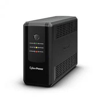 Nepertraukiamo maitinimo šaltinis CYBERPOWER UT650EG, Line-Interactive UPS, 0,65 kVA (360 W), 3x E tipo lizdai, AVR, sinusinė banga