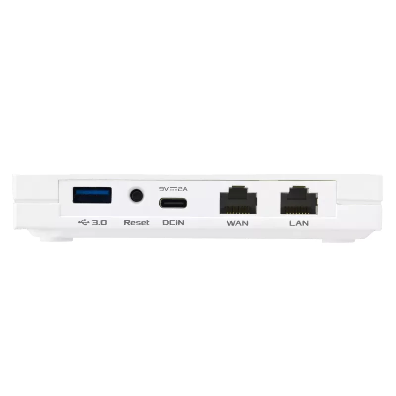 ASUS RT-AX57 Go belaidis maršrutizatorius Gigabit Ethernet dviejų juostų (2,4 GHz / 5 GHz) Baltas