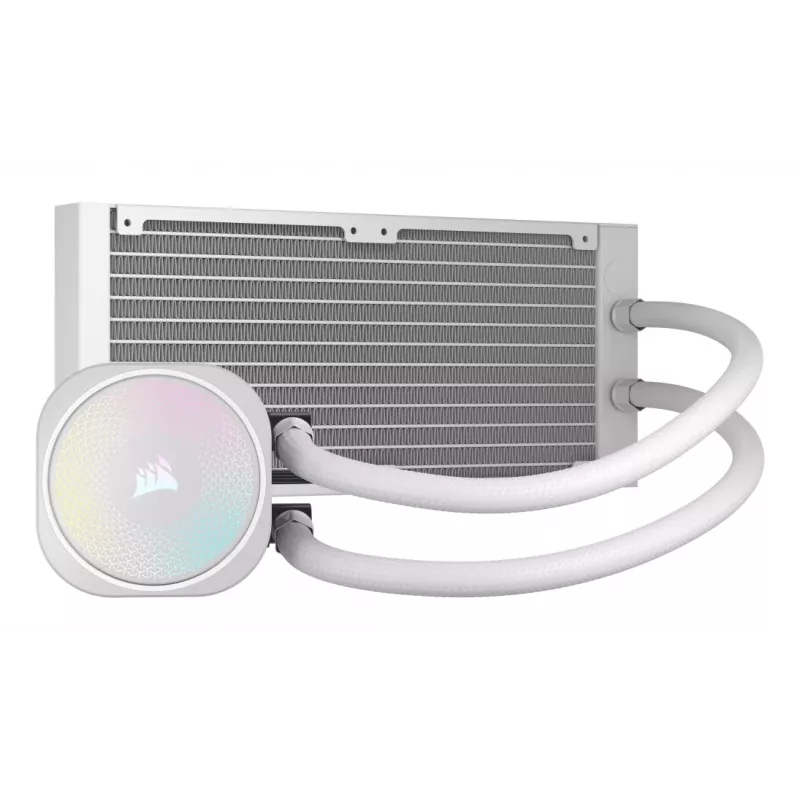 CORSAIR Nautilus 240 RS ARGB skysčio aušintuvas procesoriui, viskas viename, baltas