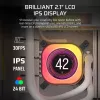 All-in-one skysčio aušintuvas Corsair iCUE LINK TITAN 240 RX LCD 12 cm Baltas