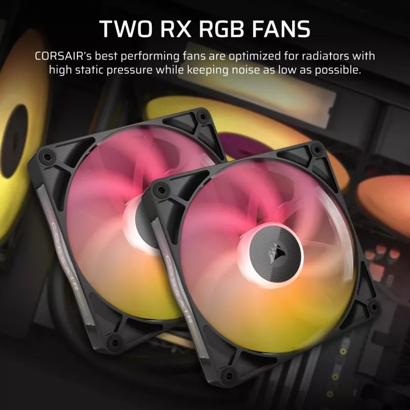 CORSAIR CPU aušintuvas – Icue Link Titan 280 Rx RGB AIO skysčio aušintuvas