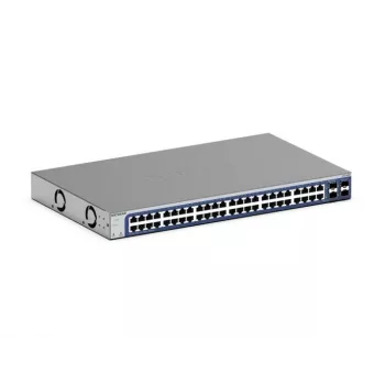 NETGEAR GS748Tv6 valdomas L2/L3/L4 Gigabit Ethernet (10/100/1000) jungiklis, 48 prievadai, juoda, pilka