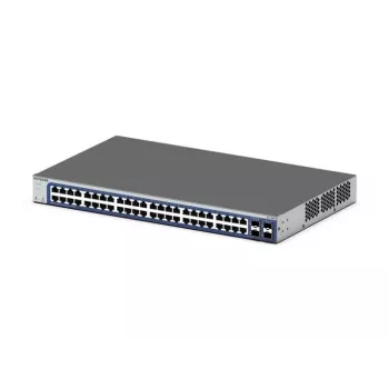 NETGEAR GS748Tv6 valdomas L2/L3/L4 Gigabit Ethernet (10/100/1000) jungiklis, 48 prievadai, juoda, pilka