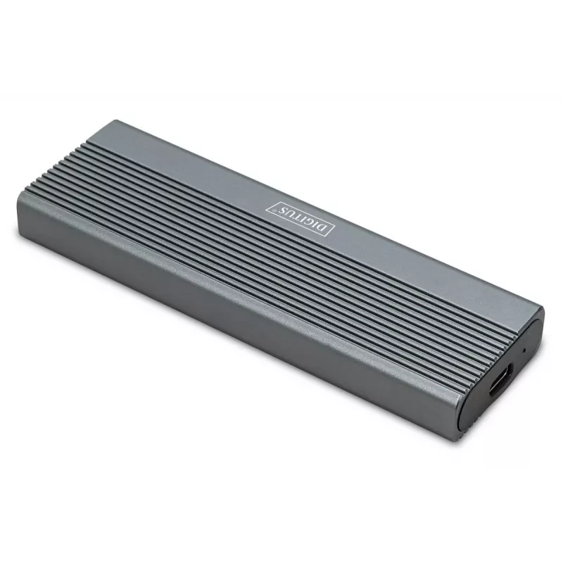 DIGITUS DA-71154 M.2 SATA SSD korpusas - USB 3.1 Gen2, aliuminis, be įrankių
