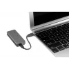 DIGITUS USB išorinis diskų korpusas – NVMe 20Gbps USB 3.2 Gen 2x2 aliuminis be įrankių