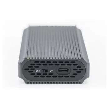 Digitus DA-71158 USB 4.0 išorinis M.2 NVMe SSD dėklas, 40 Gbps, aliuminis, be įrankių