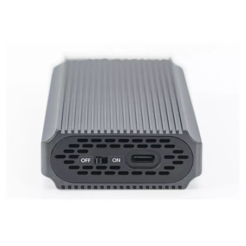 Digitus DA-71158 USB 4.0 išorinis M.2 NVMe SSD dėklas, 40 Gbps, aliuminis, be įrankių