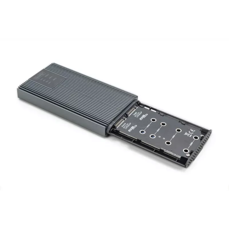 DIGITUS NVMe Clonestation - NVMe 20Gbit/s USB 3.2 Gen2 aliumininis beįrankis