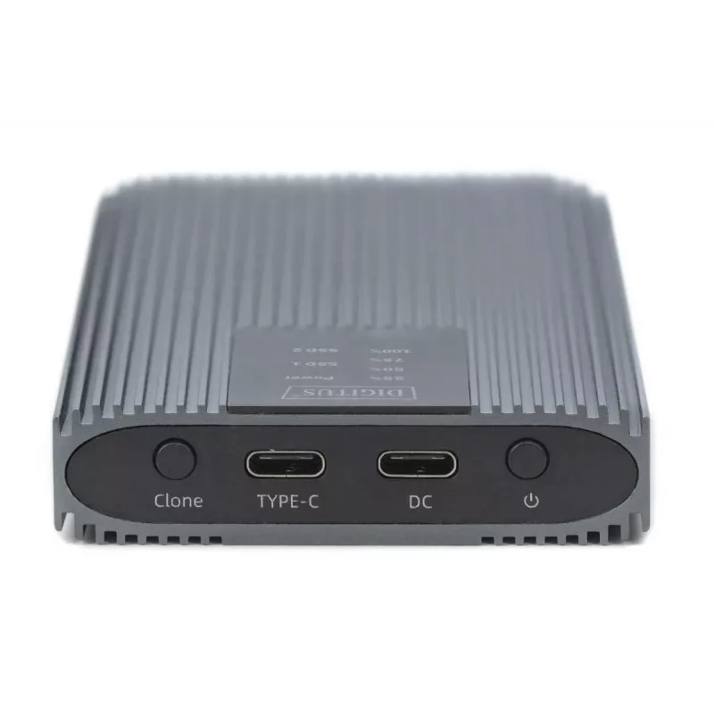 DIGITUS NVMe Clonestation - NVMe 20Gbit/s USB 3.2 Gen2 aliumininis beįrankis