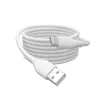 DIGITUS USB-C silikoninis įkrovimo laidas USB-A – USB-C USB 2.0 60W – 50cm Baltas