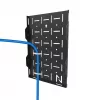 Neomounts AWL05-750BL AV technikos lentyna - universali, AV lentyna, sieninis montavimas, 10 kg, juoda, plienas, 204 mm