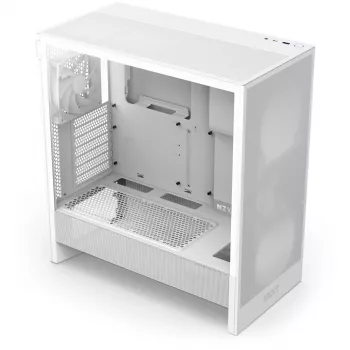 NZXT H7 Flow 2024 Mid Tower ATX baltas korpusas
