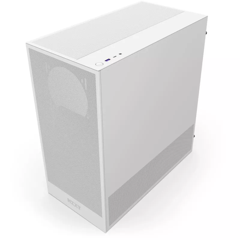 NZXT H7 Flow 2024 Mid Tower ATX baltas korpusas