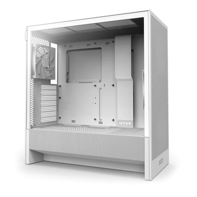NZXT H7 Flow 2024 Mid Tower ATX baltas korpusas