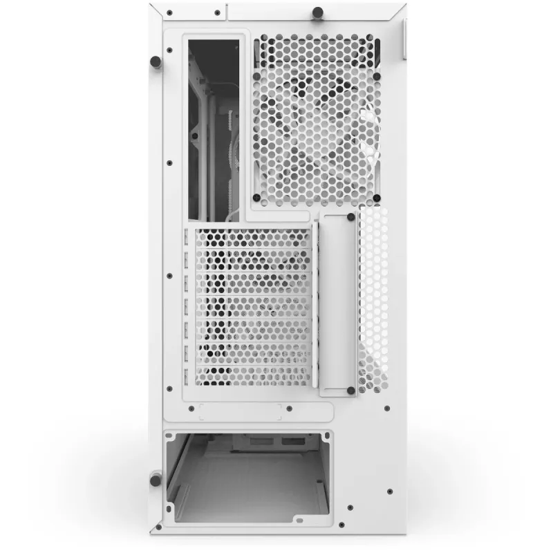 NZXT H7 Flow 2024 Mid Tower ATX baltas korpusas