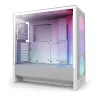 NZXT H5 Flow RGB 2024 Midi Tower dėžė, balta