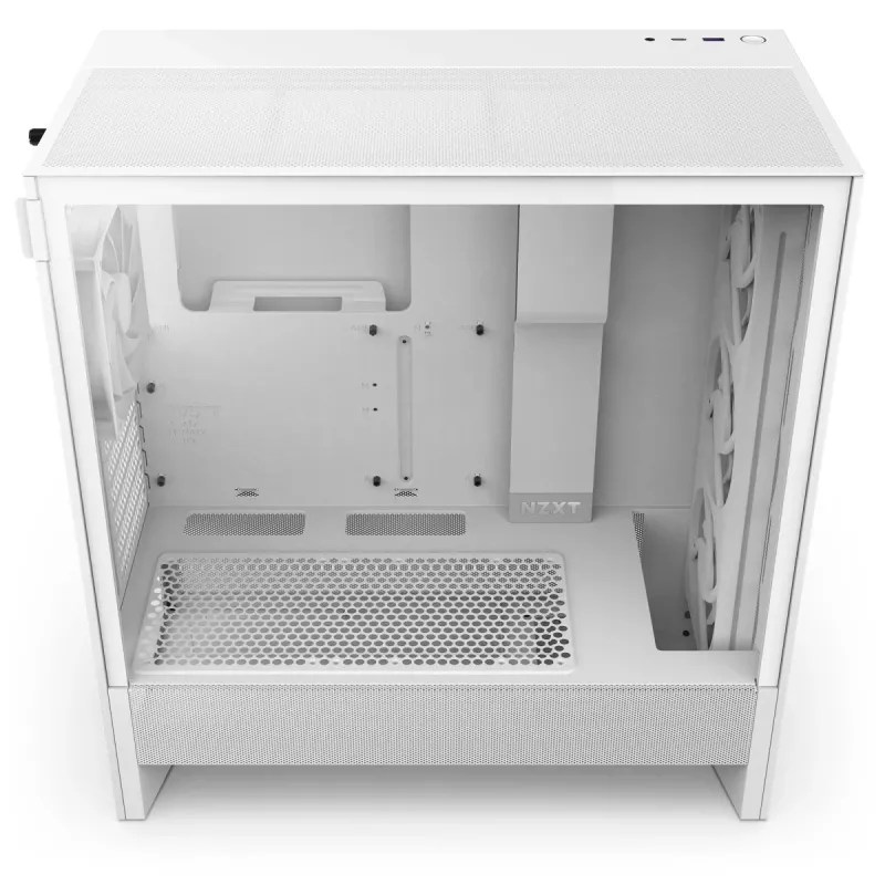 NZXT H5 Flow RGB 2024 Midi Tower dėžė, balta