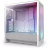 NZXT H5 Flow RGB 2024 Midi Tower dėžė, balta