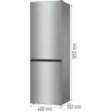 Gorenje NRK61CS2XL4 Laisvai pastatomas šaldytuvas-šaldiklis 300 L Pilka